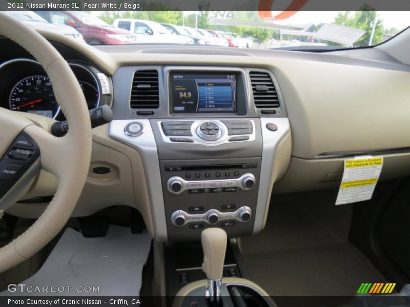 Pearl White / Beige 2012 Nissan Murano SL