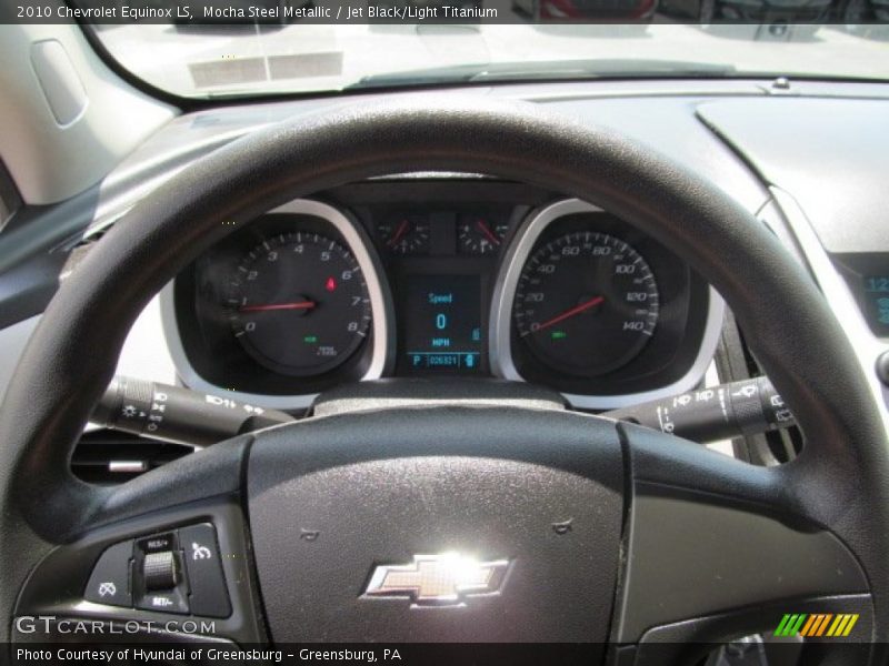 Mocha Steel Metallic / Jet Black/Light Titanium 2010 Chevrolet Equinox LS