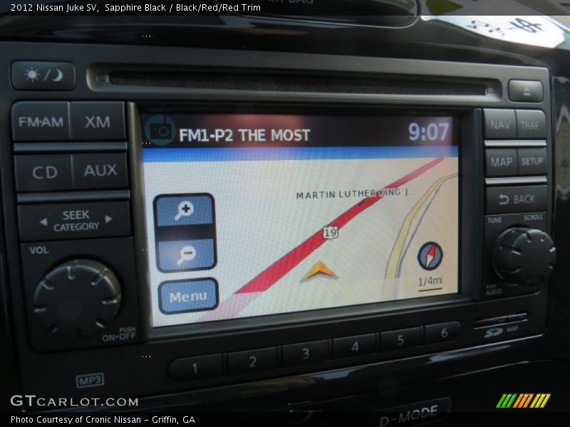 Sapphire Black / Black/Red/Red Trim 2012 Nissan Juke SV