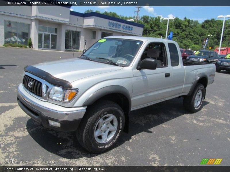 Lunar Mist Silver Metallic / Charcoal 2003 Toyota Tacoma V6 TRD Xtracab 4x4