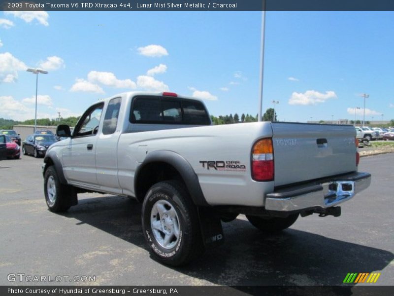 Lunar Mist Silver Metallic / Charcoal 2003 Toyota Tacoma V6 TRD Xtracab 4x4