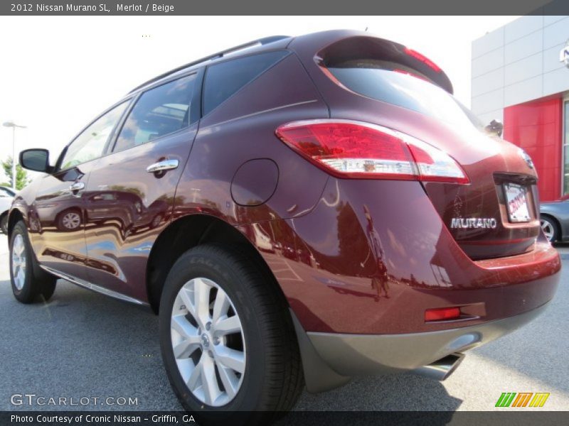 Merlot / Beige 2012 Nissan Murano SL