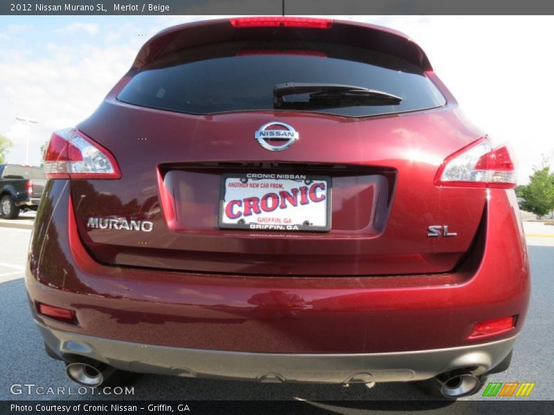 Merlot / Beige 2012 Nissan Murano SL