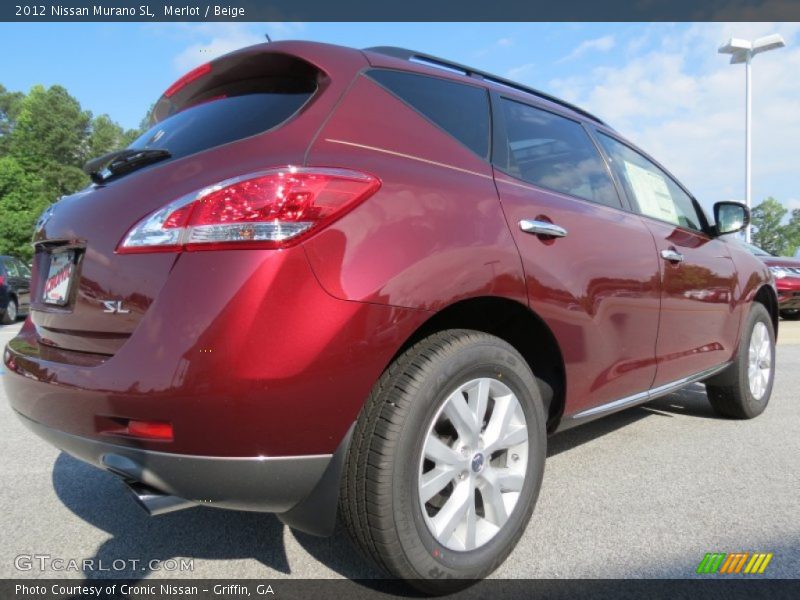 Merlot / Beige 2012 Nissan Murano SL