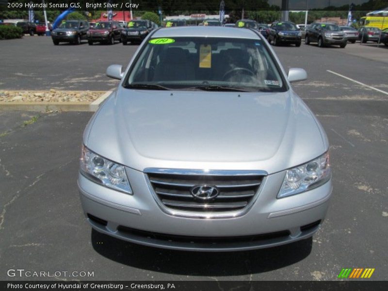 Bright Silver / Gray 2009 Hyundai Sonata GLS