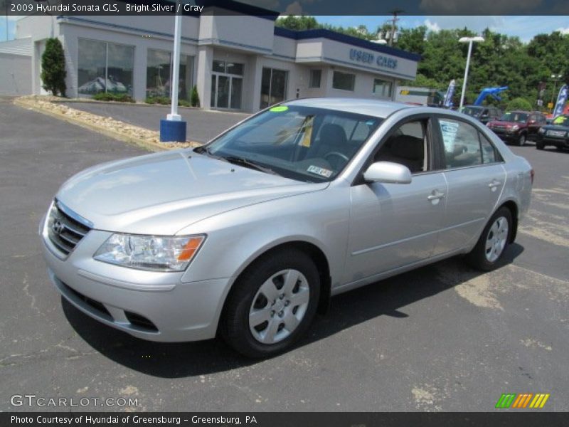 Bright Silver / Gray 2009 Hyundai Sonata GLS