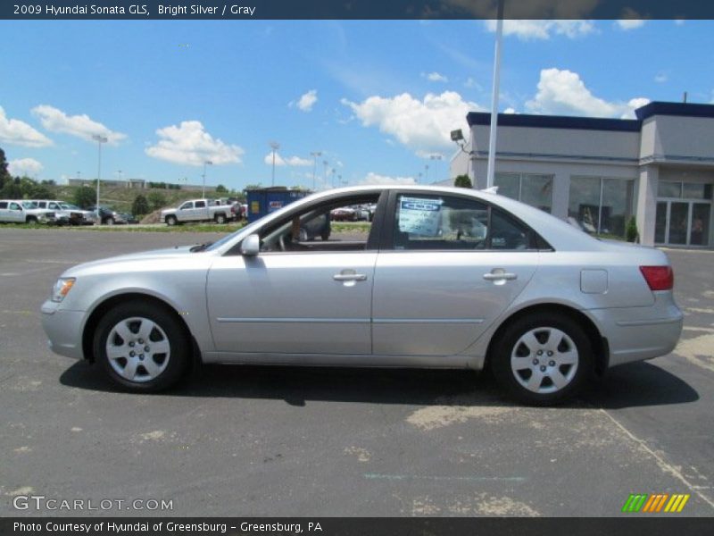 Bright Silver / Gray 2009 Hyundai Sonata GLS