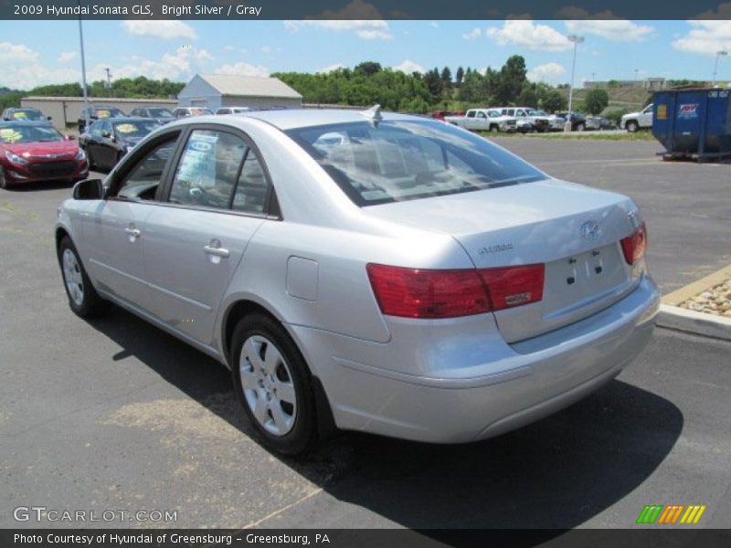 Bright Silver / Gray 2009 Hyundai Sonata GLS