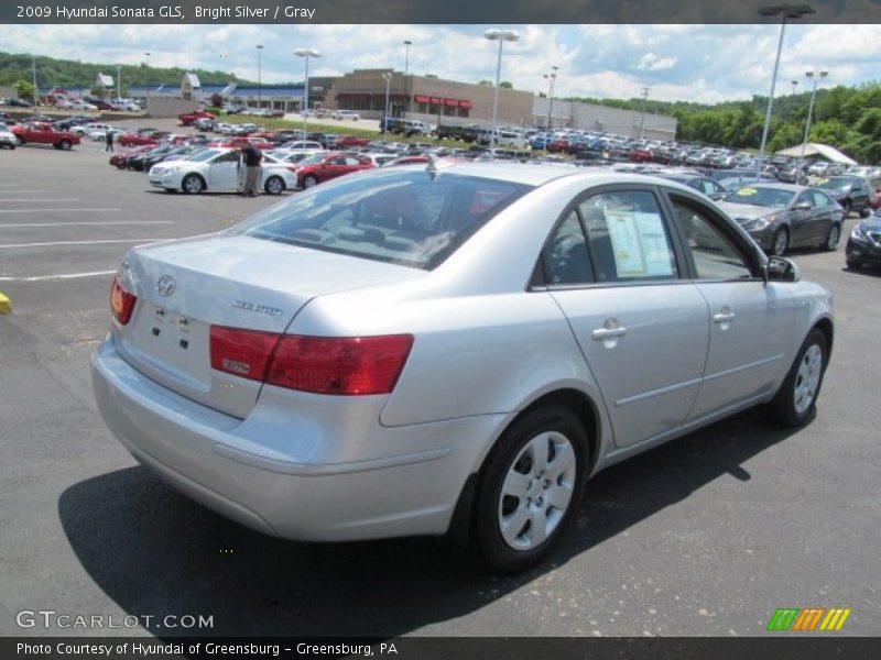 Bright Silver / Gray 2009 Hyundai Sonata GLS
