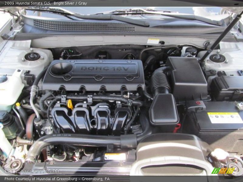 Bright Silver / Gray 2009 Hyundai Sonata GLS