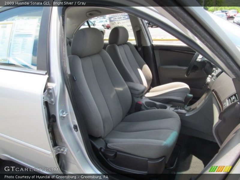 Bright Silver / Gray 2009 Hyundai Sonata GLS
