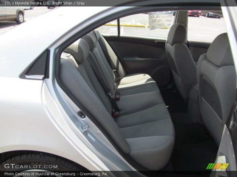 Bright Silver / Gray 2009 Hyundai Sonata GLS