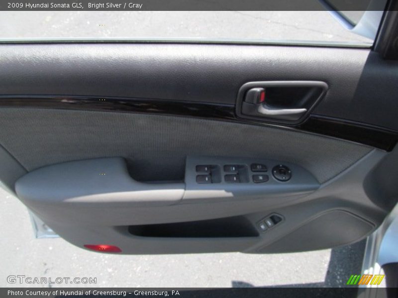 Bright Silver / Gray 2009 Hyundai Sonata GLS