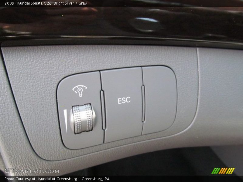 Bright Silver / Gray 2009 Hyundai Sonata GLS