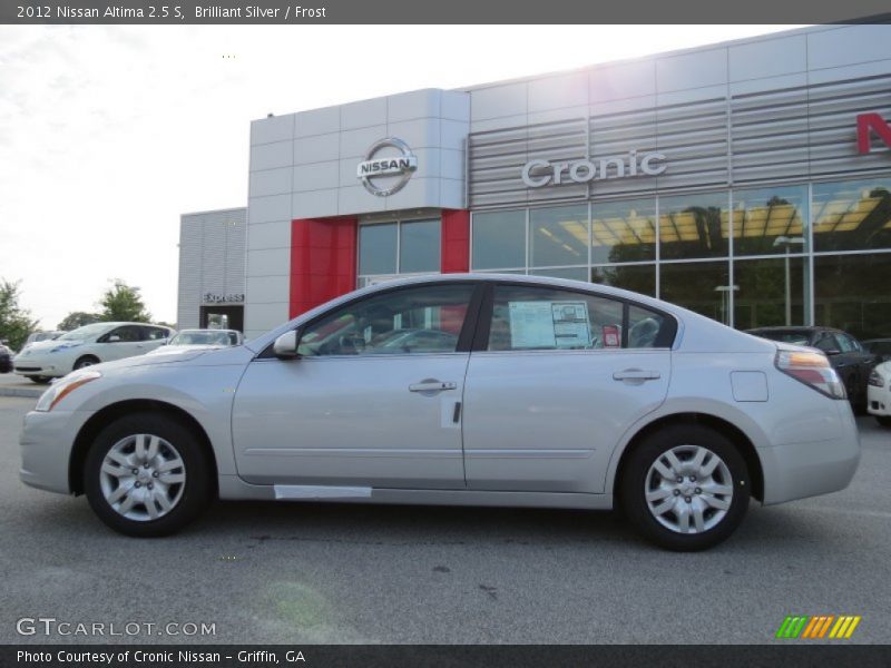 Brilliant Silver / Frost 2012 Nissan Altima 2.5 S
