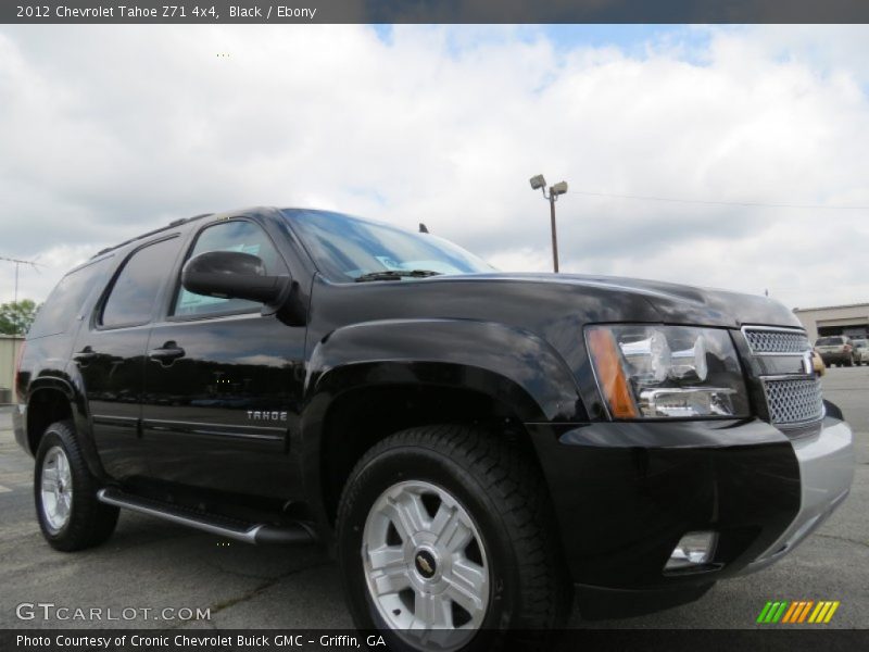 Black / Ebony 2012 Chevrolet Tahoe Z71 4x4