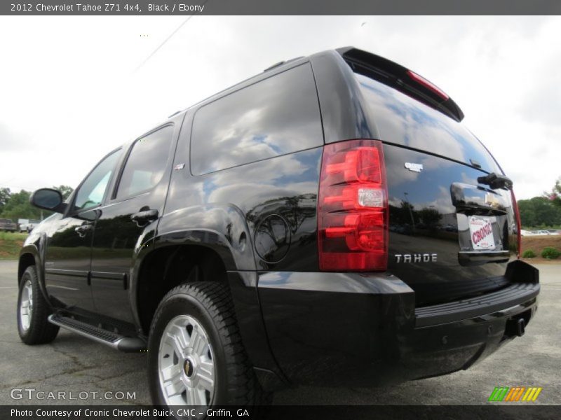 Black / Ebony 2012 Chevrolet Tahoe Z71 4x4