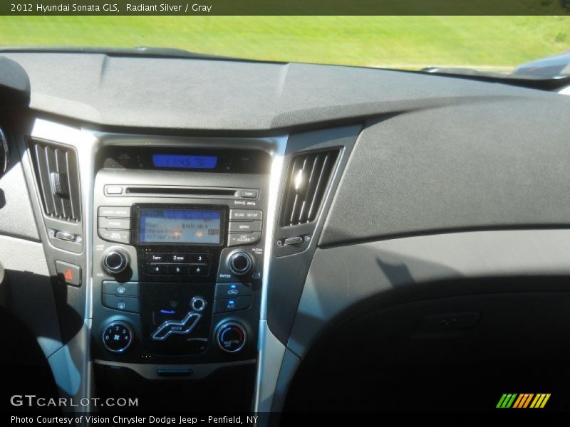 Radiant Silver / Gray 2012 Hyundai Sonata GLS