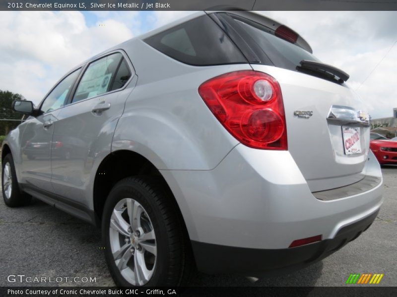 Silver Ice Metallic / Jet Black 2012 Chevrolet Equinox LS