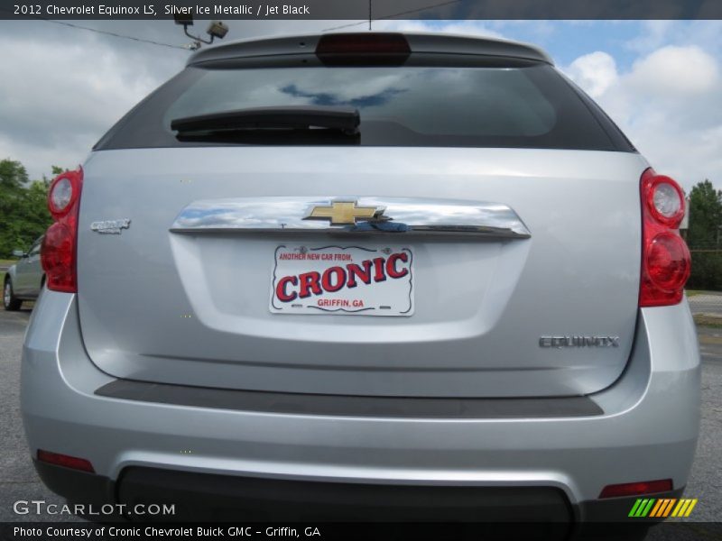 Silver Ice Metallic / Jet Black 2012 Chevrolet Equinox LS