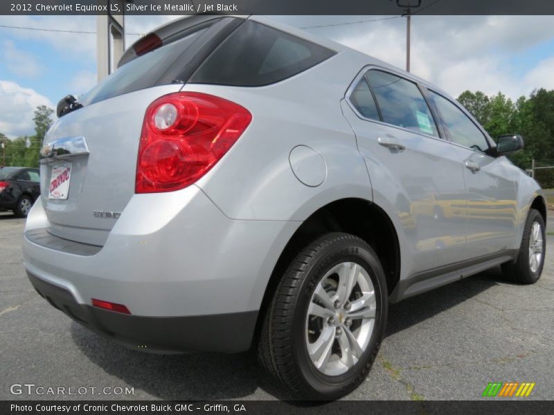 Silver Ice Metallic / Jet Black 2012 Chevrolet Equinox LS