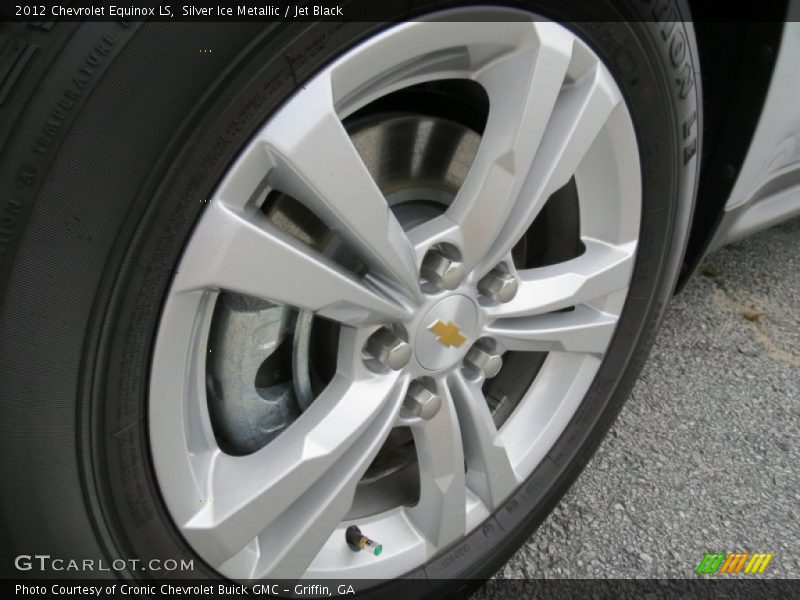 Silver Ice Metallic / Jet Black 2012 Chevrolet Equinox LS