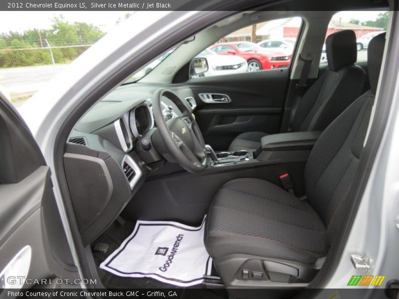 Silver Ice Metallic / Jet Black 2012 Chevrolet Equinox LS