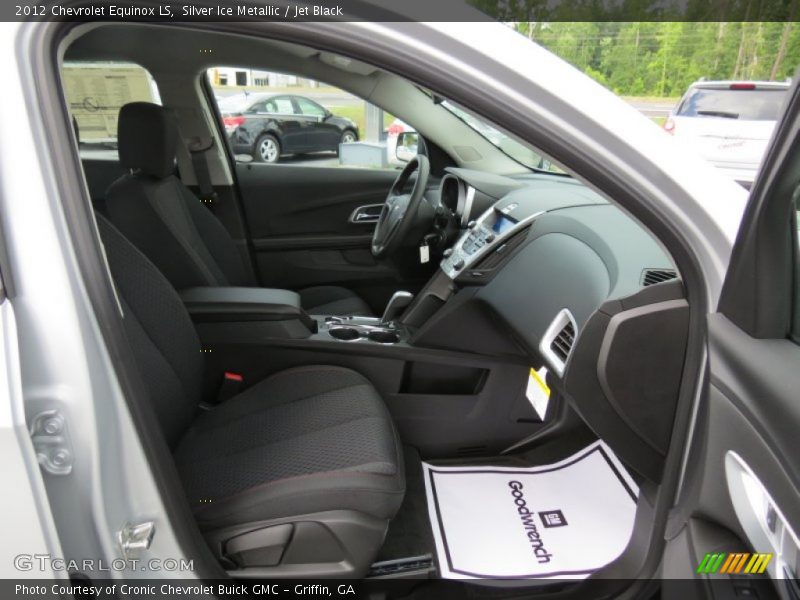 Silver Ice Metallic / Jet Black 2012 Chevrolet Equinox LS