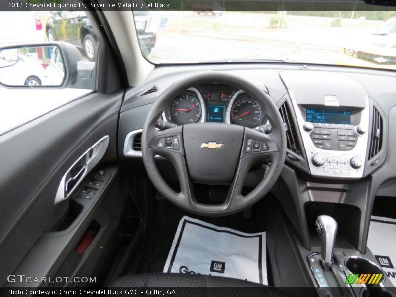 Silver Ice Metallic / Jet Black 2012 Chevrolet Equinox LS