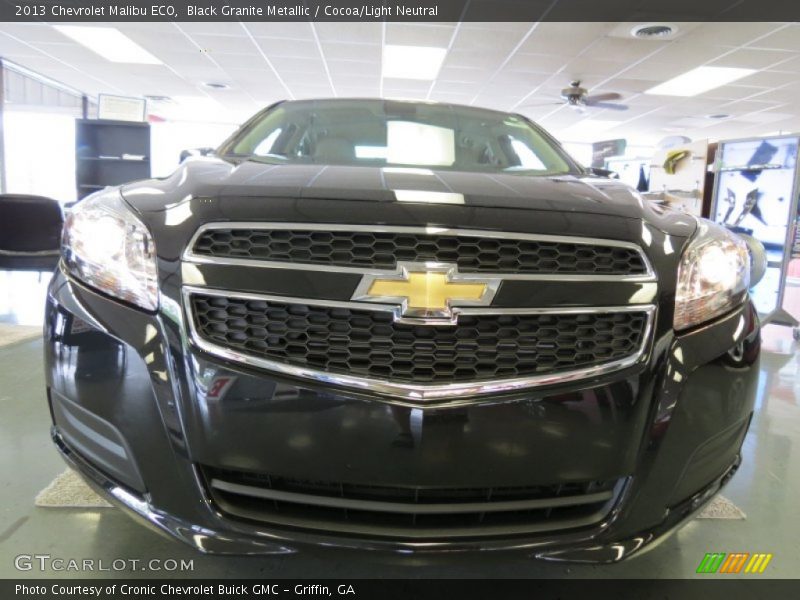 Black Granite Metallic / Cocoa/Light Neutral 2013 Chevrolet Malibu ECO