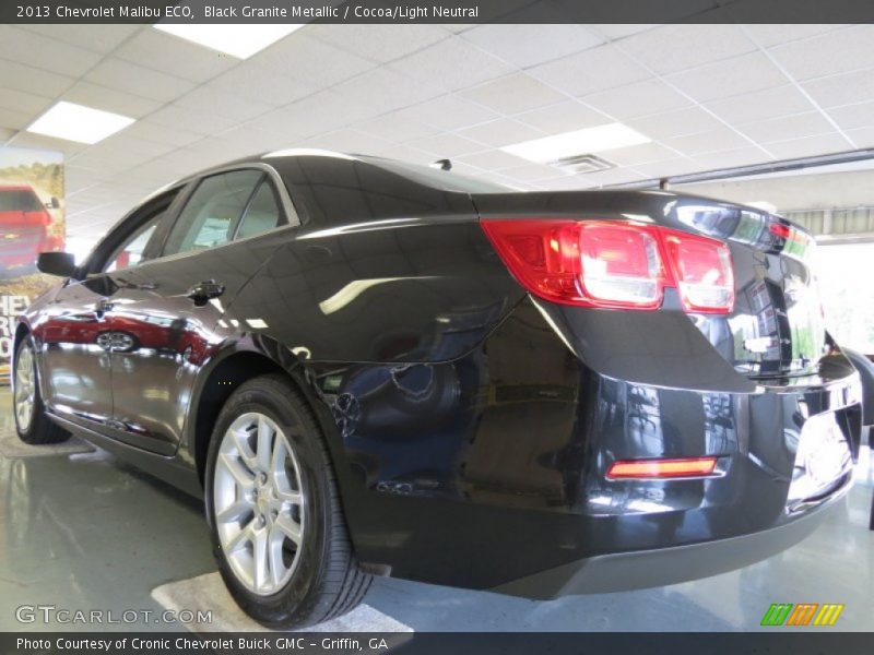Black Granite Metallic / Cocoa/Light Neutral 2013 Chevrolet Malibu ECO