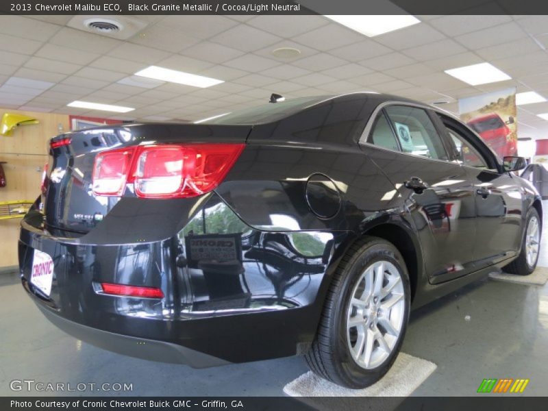 Black Granite Metallic / Cocoa/Light Neutral 2013 Chevrolet Malibu ECO