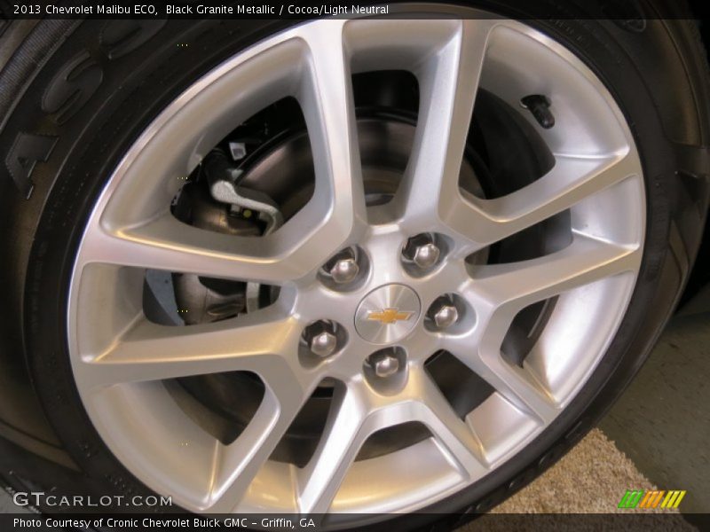 Black Granite Metallic / Cocoa/Light Neutral 2013 Chevrolet Malibu ECO