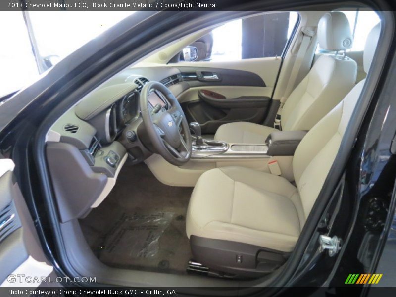 Black Granite Metallic / Cocoa/Light Neutral 2013 Chevrolet Malibu ECO