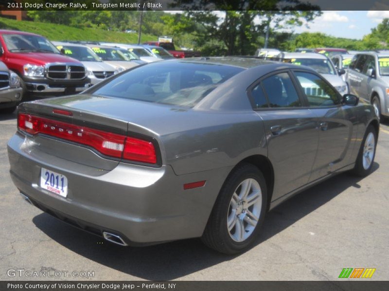 Tungsten Metallic / Black 2011 Dodge Charger Rallye