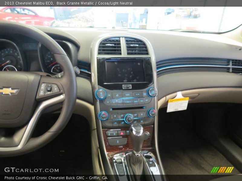 Black Granite Metallic / Cocoa/Light Neutral 2013 Chevrolet Malibu ECO