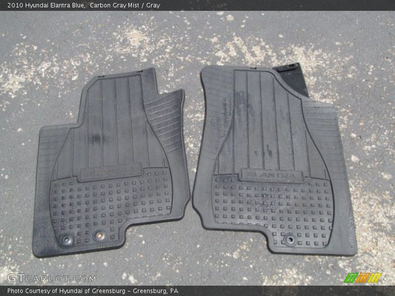 Carbon Gray Mist / Gray 2010 Hyundai Elantra Blue