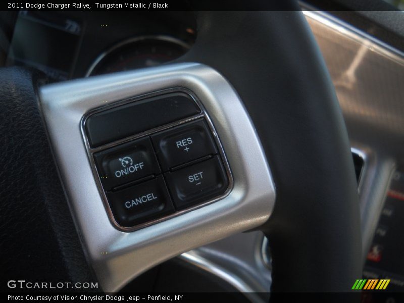 Tungsten Metallic / Black 2011 Dodge Charger Rallye