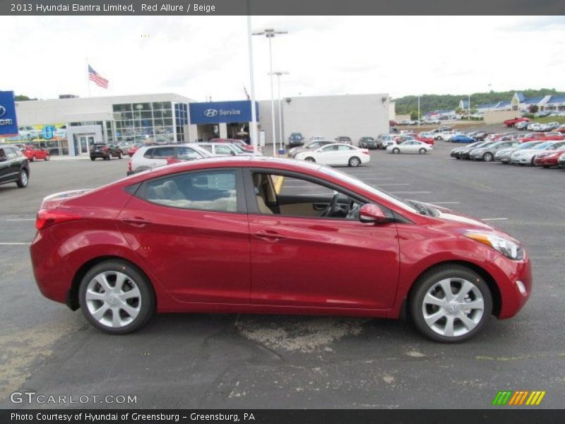  2013 Elantra Limited Red Allure