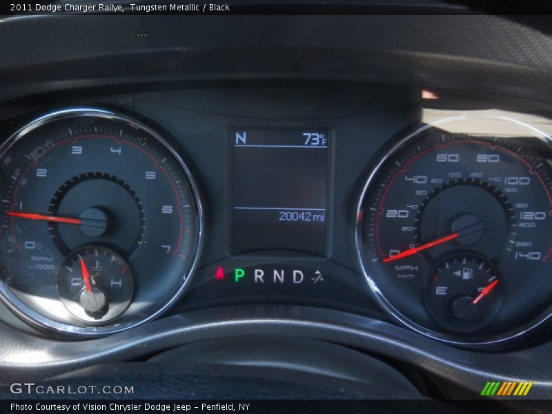 Tungsten Metallic / Black 2011 Dodge Charger Rallye
