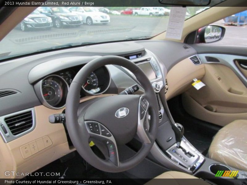  2013 Elantra Limited Steering Wheel