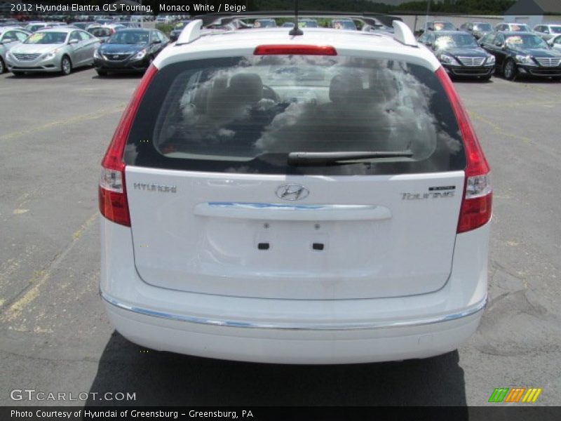 Monaco White / Beige 2012 Hyundai Elantra GLS Touring