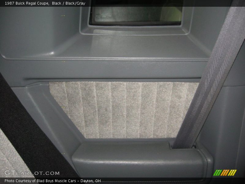 Black / Black/Gray 1987 Buick Regal Coupe