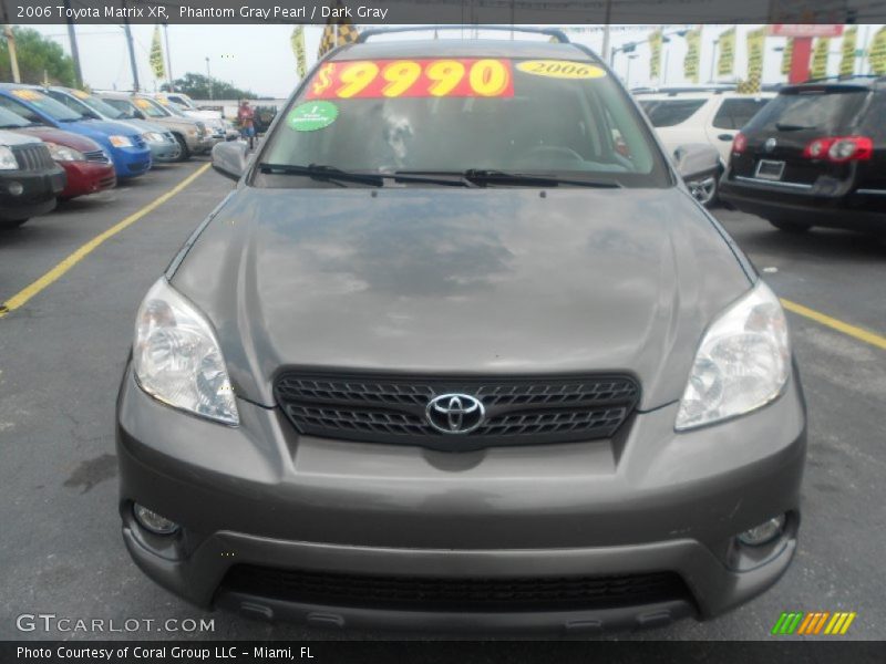Phantom Gray Pearl / Dark Gray 2006 Toyota Matrix XR