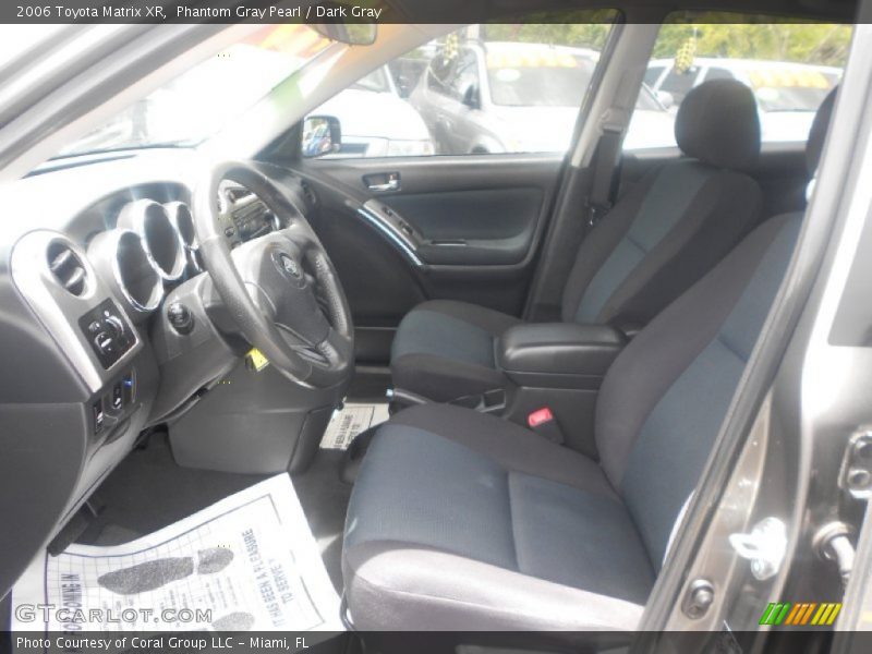 Phantom Gray Pearl / Dark Gray 2006 Toyota Matrix XR