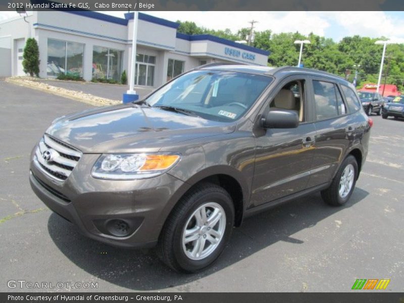 Cabo Bronze / Beige 2012 Hyundai Santa Fe GLS