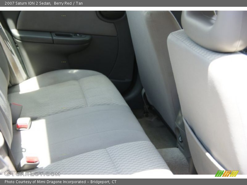 Berry Red / Tan 2007 Saturn ION 2 Sedan