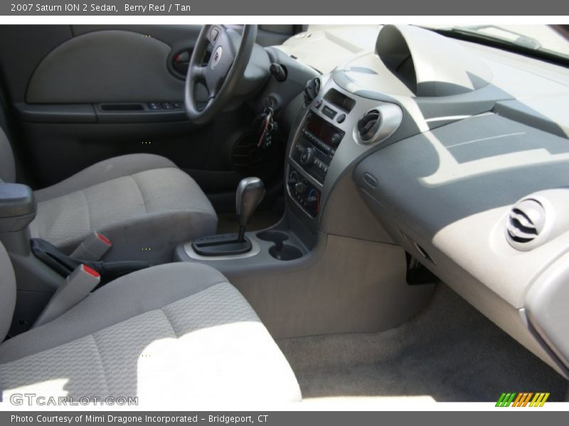 Berry Red / Tan 2007 Saturn ION 2 Sedan