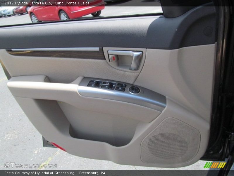 Cabo Bronze / Beige 2012 Hyundai Santa Fe GLS