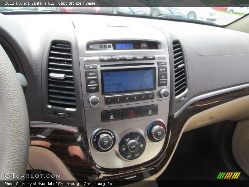 Cabo Bronze / Beige 2012 Hyundai Santa Fe GLS